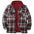 Winter Lapel Ticken Classic Plaid Warm Men Coat