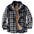 Plus Size Plaid Shirt Fleece Winter Warm Cotton Jacket