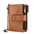 Multifunction Retro Zipper Leather Men's Wallet