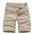 Fashion Solid Color Cotton Men's Shorts