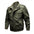 Plus Size Stand Collar Military Men's Jacket