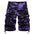 Casual Loose Multicolor Camouflage Men's Beach Shorts