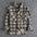 Corduroy Cotton Plaid Cargo Shirts Big Pockets Workwear