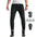 Racing Casual Slim-fit Stretch Mesh Stitching Men's Pants