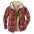 Classic Plaid Design Hoodied Long Sleeved Loose Men Shirt Coat