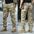 Combat Cargo Men's Tactical Pocket Pants in Khaki Camo