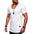 Cotton Solid Color V-Neck Breathable Men's T-shirt