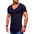 Cotton Solid Color V-Neck Breathable Men's T-shirt