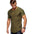 Solid Color Stripe Slim Fitness Men's T-shirt