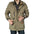 Waterproof Breathable Long Hooded Stand Collar Men's Jacket