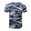 Camouflage Short Sleeve Round Neck Breathable Men's T-shirt