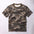 Outdoor Casual Camouflage Round Neck Men Short Sleeve T-shirt