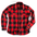 Cotton Yarn Dyed Flannel Red Plaid Men Long Sleeves Shirts