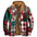 Winter Lapel Ticken Classic Plaid Warm Men Coat