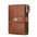 First Layer Cowhide RFID Leather Double Zipper Coin Men's Wallet