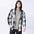 Hooded Casual Plaid Long-sleeved Shirt for Men in Blue