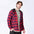 Hooded Casual Plaid Long-sleeved Shirt for Men in Blue