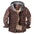 Thicken Plaid Shirt with Fleece Hooded Outdoor Plaid Jackets