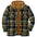 Winter Lapel Ticken Classic Plaid Warm Men Coat